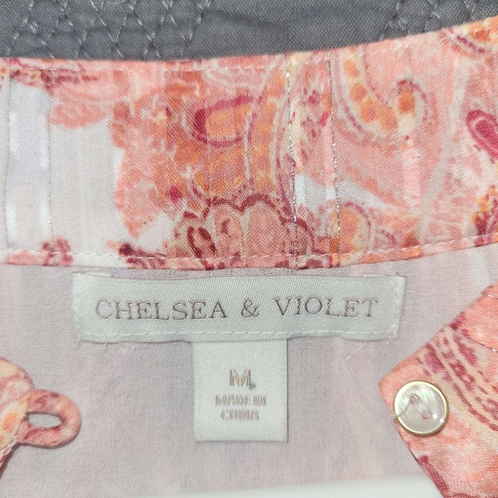 Chelsea & Violet Paisley Halter Neck Dress Medium - Picture 2 of 4